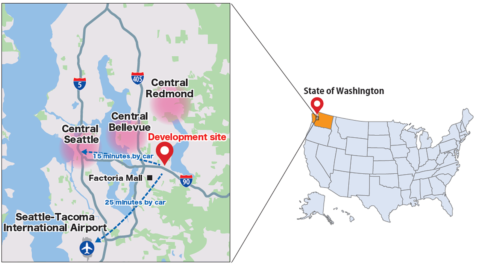 Seattle Area Rental Apartment Map
