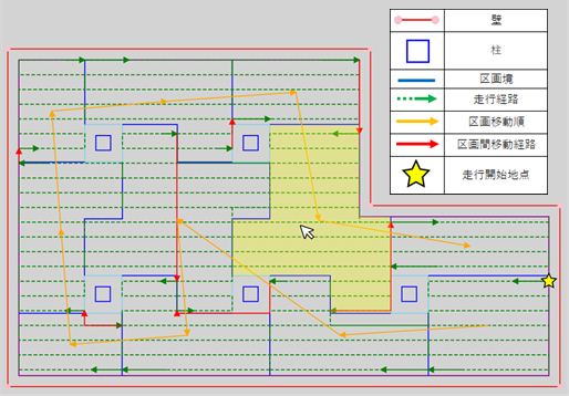 環境地図作成インターフェイスのモニター画面イメージ