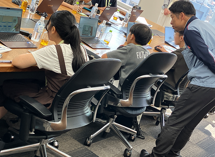 1日目：BIM操作の体験学習の様子