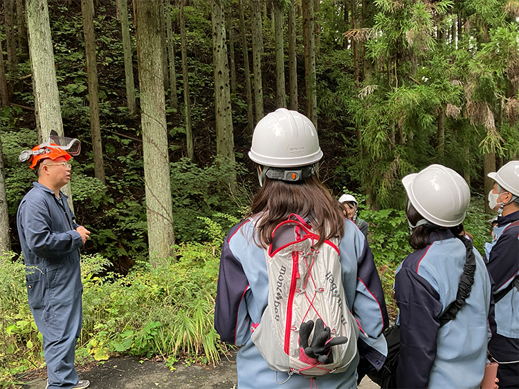 WWFジャパン連携　FSC認証林視察および勉強会の様子1
