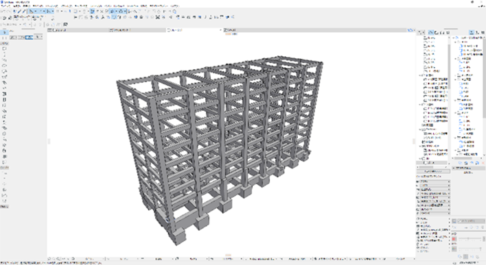 図3 生成されたBIMモデル