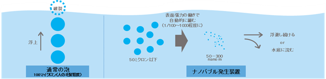 図1　ナノバブル概要図