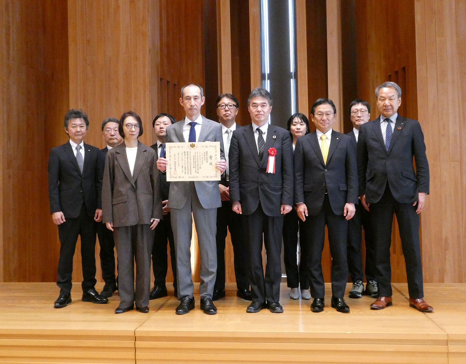 林野庁長官賞受賞集合写真