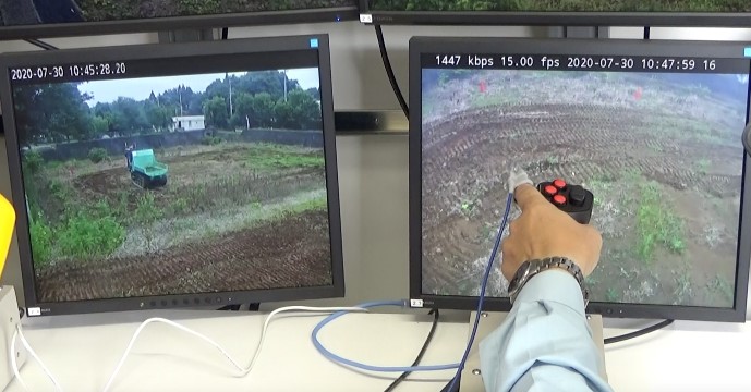 実証実験の様子