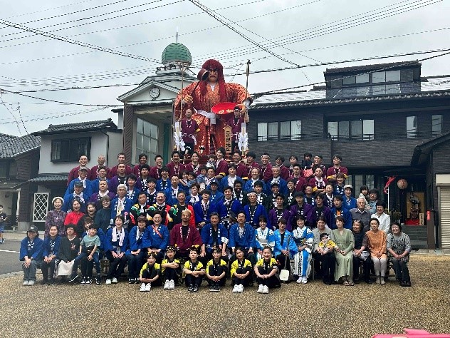三国祭 曳き手ボランティア参加1
