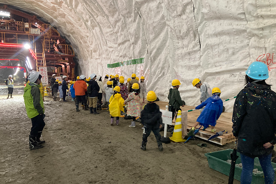 2.記念メッセージ書き