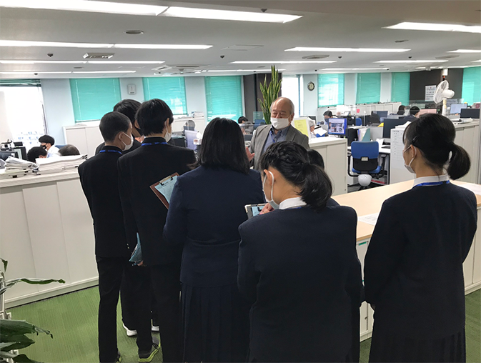 東大和市立第二中学校の訪問学習の受け入れ2
