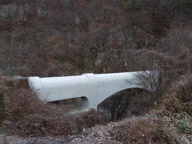 阿賀川水路橋補修工事1