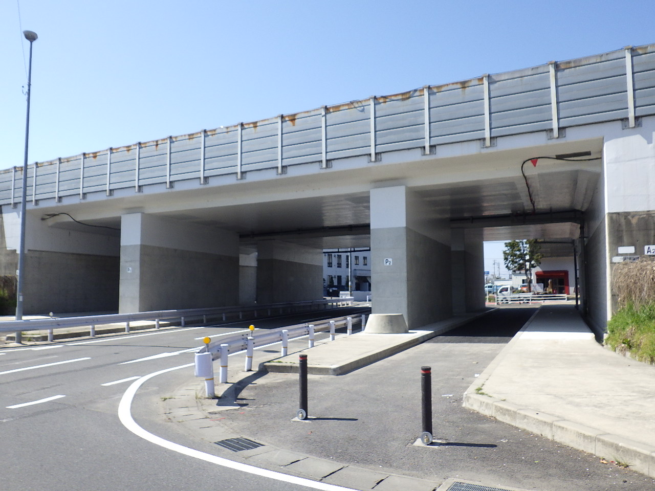 「名神高速道路下部工耐震補強」正面