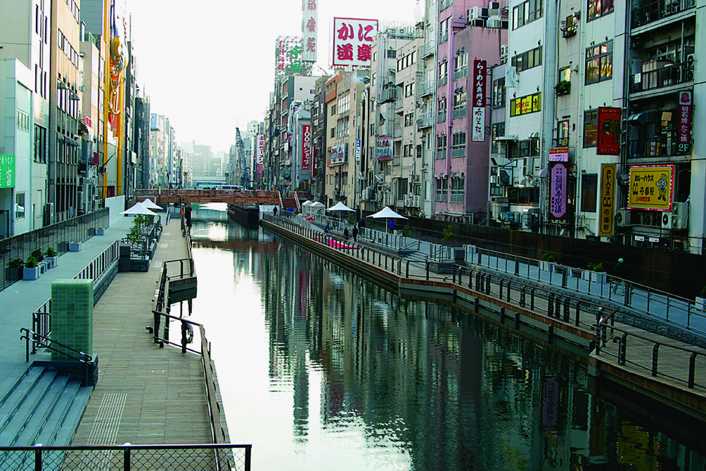 道頓堀川水辺整備1