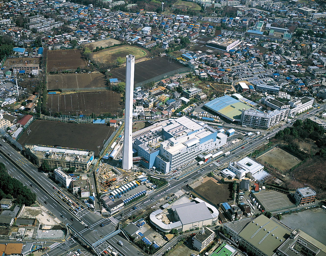 東京都千歳清掃工場外観