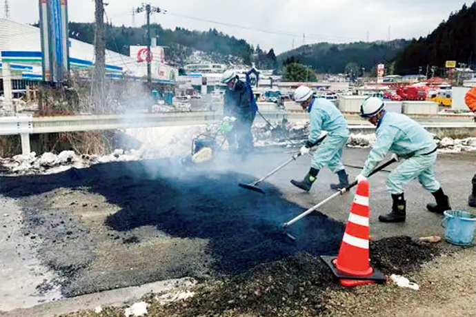 能登自動車施工状況