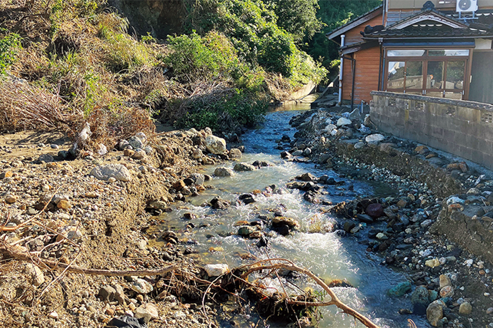 真浦川:被災状況