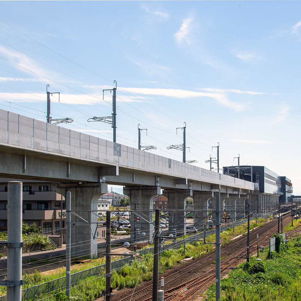 北陸新幹線、芦原温泉駅高架橋他