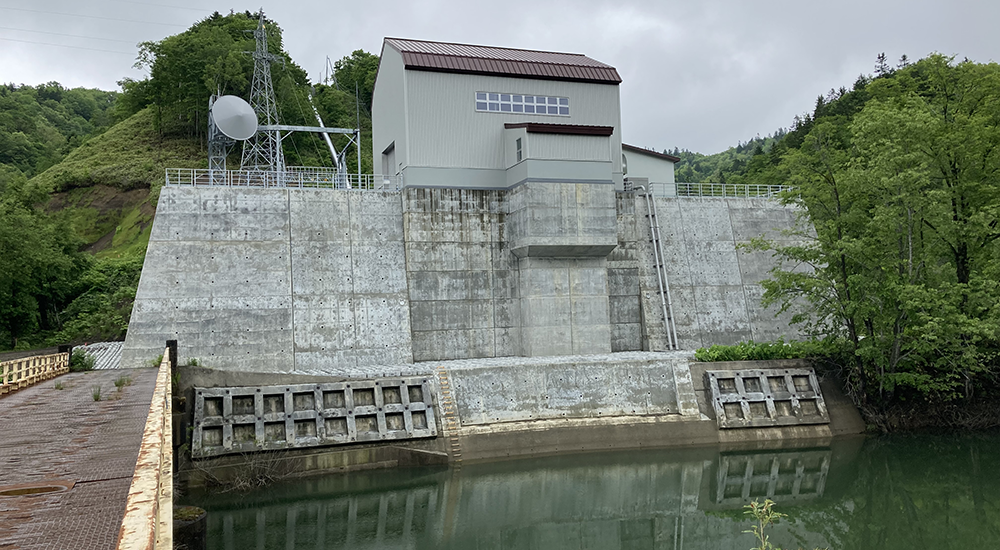 熊追発電所改造工事