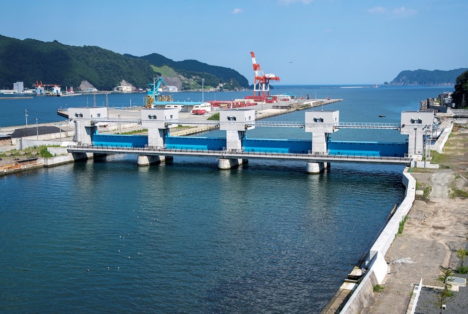 二級河川甲子川水門1